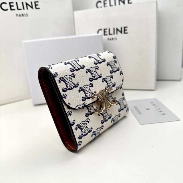 CELINE セリーヌ celine スモール ウォレット 新品 ミニ フラップ 三